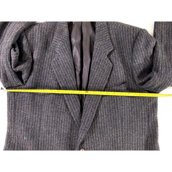 Vitorio Rex Blazer 40R Brown Tweed Wool 2 Btn Mens Italy Jacket Sport Coat - Picture 8 of 11